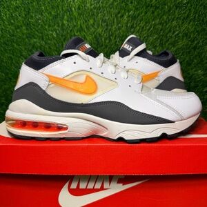 Nike Air Max 93 White Hyper Crimson Anthracite